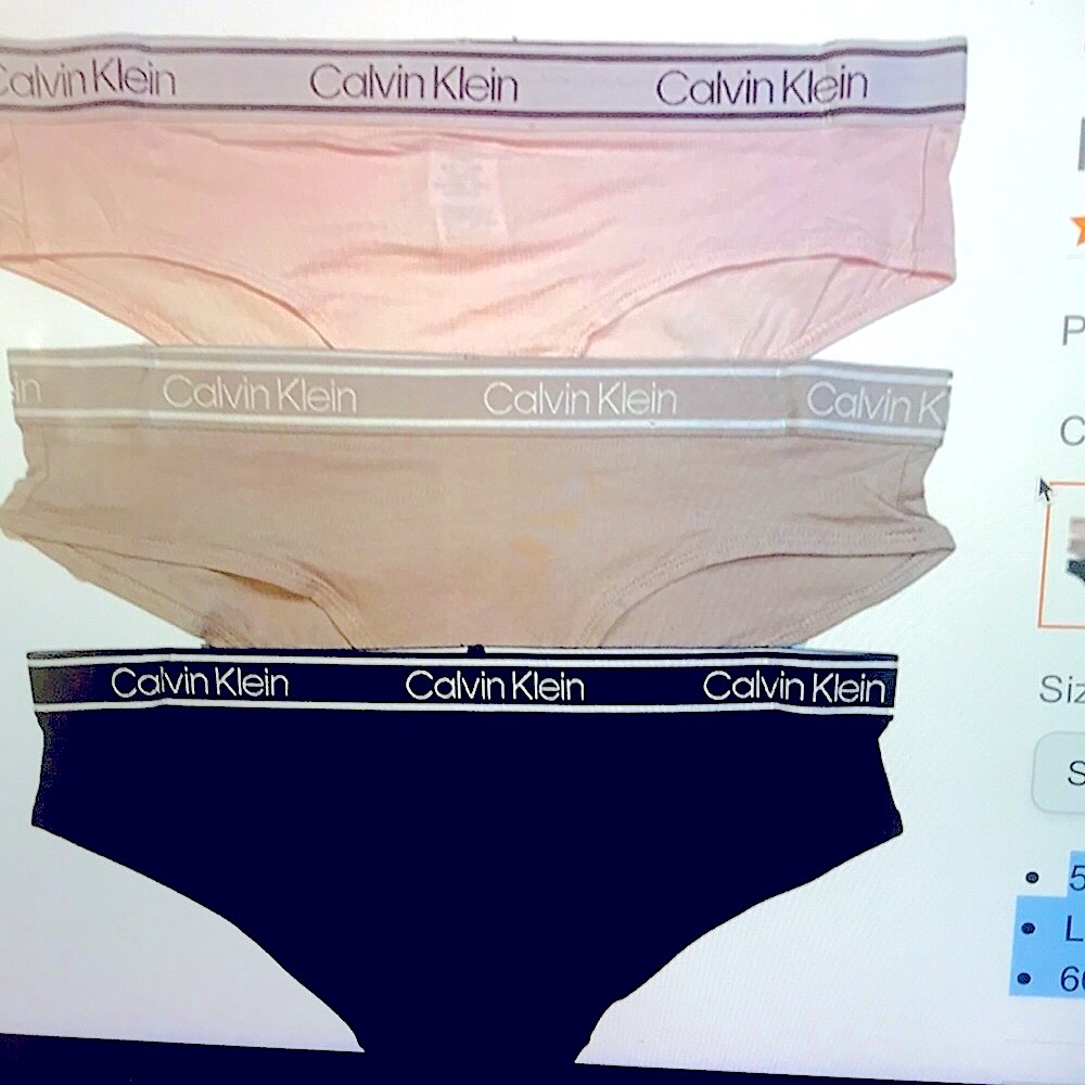 NWT Calvin Klein The Ultimate Comfort Hipster Pk3